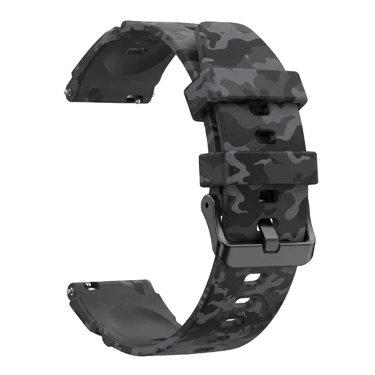 Silicon Grey Camo Strap